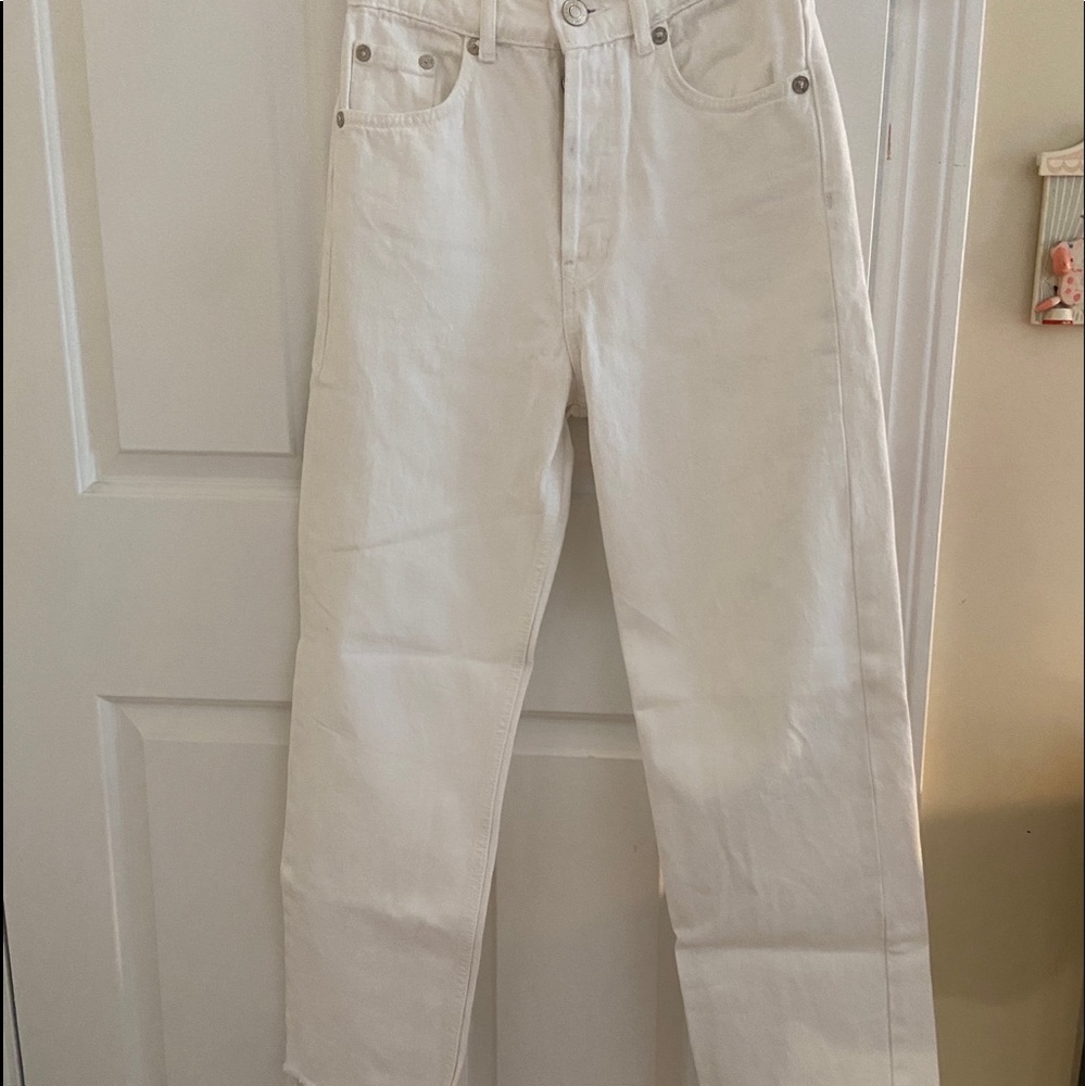 Zara white jeans size 2